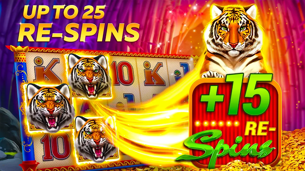 Скачать взлом Infinity Slots — Casino Games (Инфинити Слоты)  [МОД Unlimited Money] — полная версия apk на Андроид screen 3