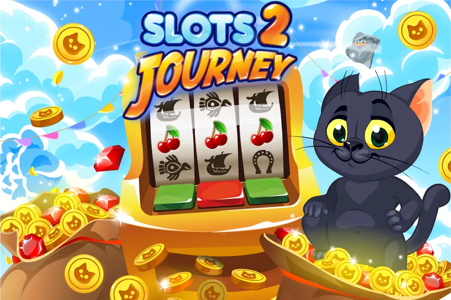 Взломанная Slots Journey 2: Vegas Casino  [МОД Бесконечные монеты] — последняя версия apk на Андроид screen 2