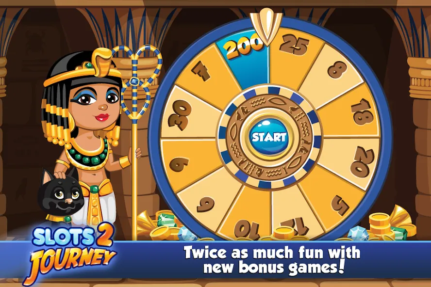 Взломанная Slots Journey 2: Vegas Casino  [МОД Бесконечные монеты] — последняя версия apk на Андроид screen 5