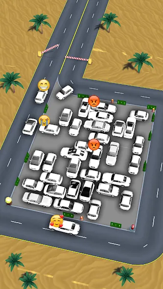 Взломанная Parking Jam: Car Parking Games (Паркинг Джем)  [МОД Много денег] — последняя версия apk на Андроид screen 3