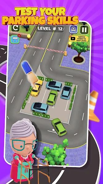 Взломанная Parking Jam: Car Parking Games (Паркинг Джем)  [МОД Много денег] — последняя версия apk на Андроид screen 4