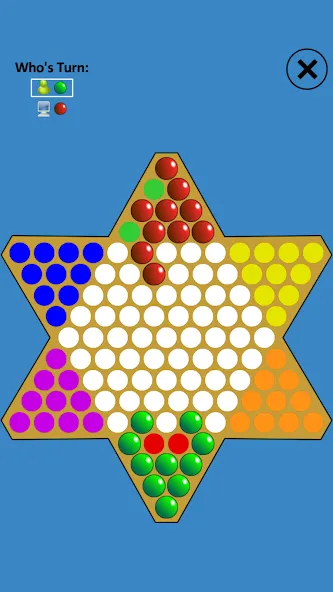 Скачать взломанную Chinese Checkers Touch (Китайские шашки Тач)  [МОД Mega Pack] — последняя версия apk на Андроид screen 1