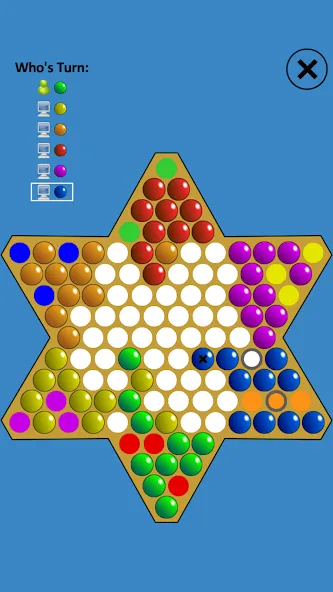 Скачать взломанную Chinese Checkers Touch (Китайские шашки Тач)  [МОД Mega Pack] — последняя версия apk на Андроид screen 3