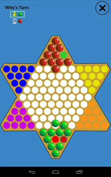 Скачать взломанную Chinese Checkers Touch (Китайские шашки Тач)  [МОД Mega Pack] — последняя версия apk на Андроид screen 4