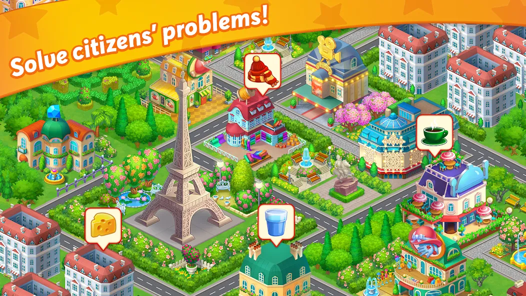 Взломанная Paris: City Adventure (Париж)  [МОД Меню] — стабильная версия apk на Андроид screen 2