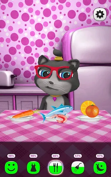 Взломанная My Talking Kitty Cat  [МОД Меню] — стабильная версия apk на Андроид screen 3