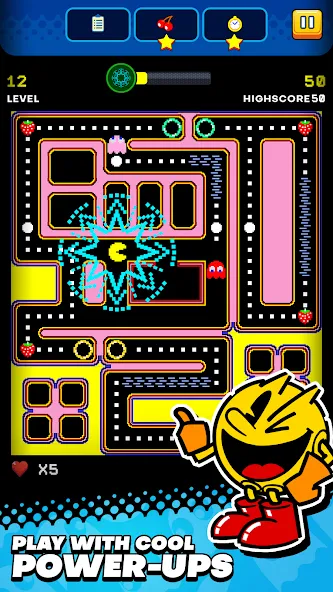 Взлом PAC-MAN (ПАК)  [МОД Бесконечные монеты] — последняя версия apk на Андроид screen 1