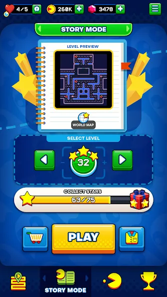 Взлом PAC-MAN (ПАК)  [МОД Бесконечные монеты] — последняя версия apk на Андроид screen 3