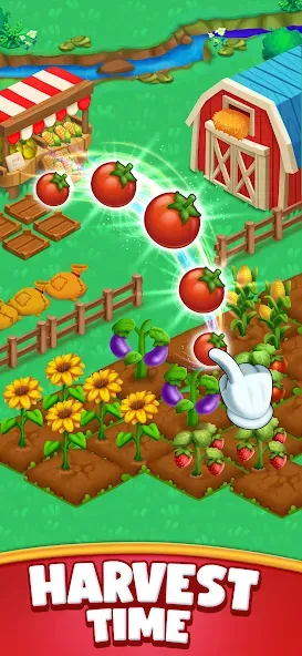 Взлом Farm Blast — Merge & Pop  [МОД Много денег] — стабильная версия apk на Андроид screen 5