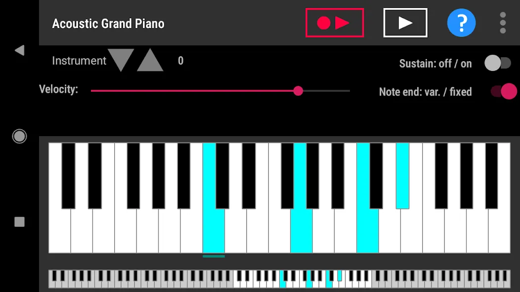 Взломанная Simple piano with recorder (Симпл пиано с рекордером)  [МОД Много монет] — стабильная версия apk на Андроид screen 1