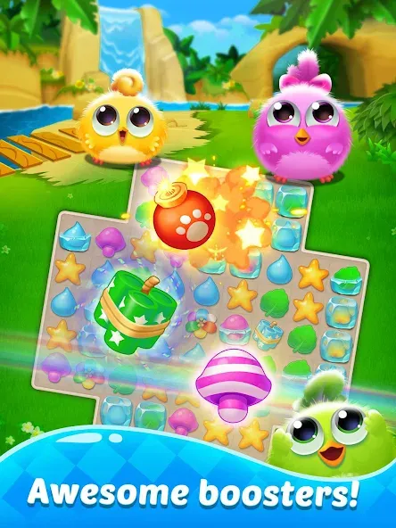 Скачать взломанную Puzzle Wings: match 3 games (Пазл Вингс)  [МОД Unlocked] — последняя версия apk на Андроид screen 1