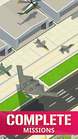 Взлом Idle Air Force Base (Айдл Эйр Форс Базе)  [МОД Меню] — последняя версия apk на Андроид screen 5