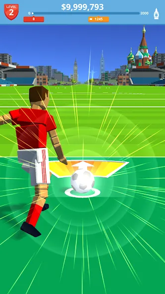 Взлом Soccer Kick (Сокер Кик)  [МОД Бесконечные монеты] — стабильная версия apk на Андроид screen 1