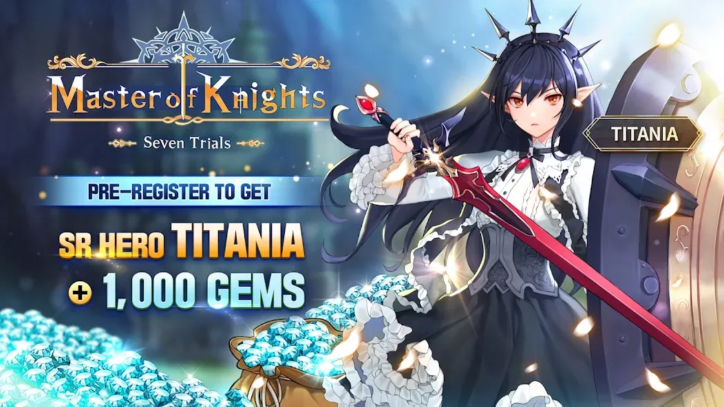 Скачать взлом Master of Knights- Tactics RPG (Мастер оф Найтс)  [МОД Меню] — последняя версия apk на Андроид screen 1