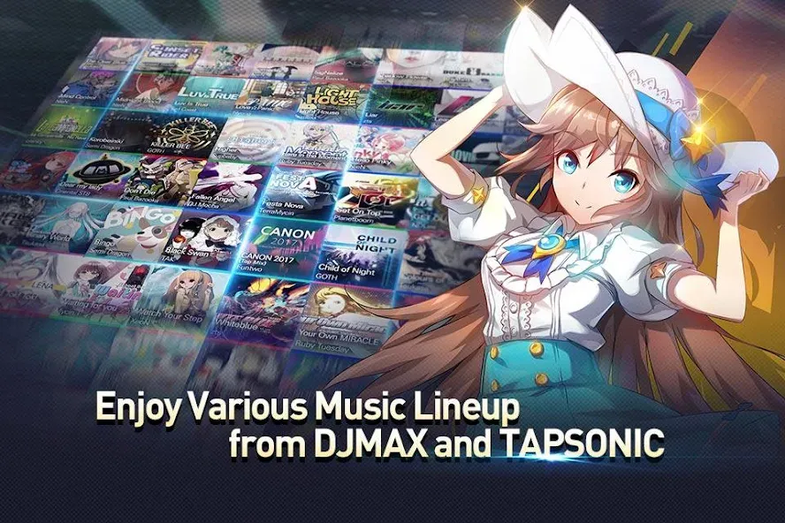 Скачать взломанную TAPSONIC TOP -Music Grand prix (Тапсоник Топ)  [МОД Mega Pack] — последняя версия apk на Андроид screen 3