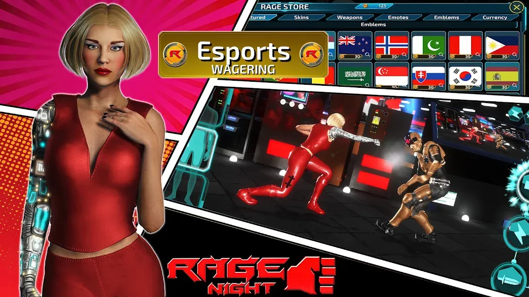 Скачать взлом Rage Night (Рэйдж Найт)  [МОД Много монет] — стабильная версия apk на Андроид screen 2