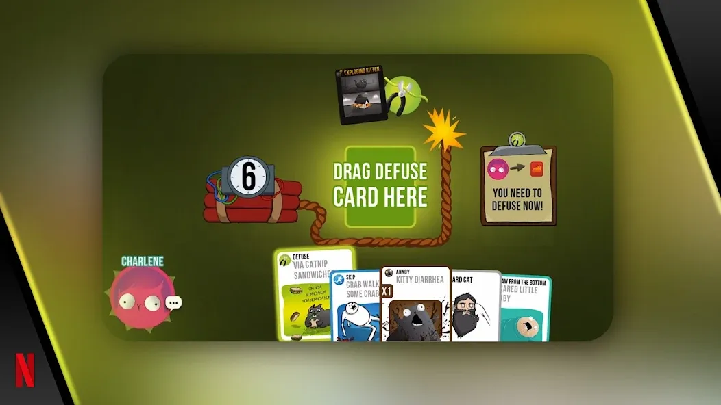 Скачать взломанную Exploding Kittens — The Game  [МОД Меню] — стабильная версия apk на Андроид screen 3