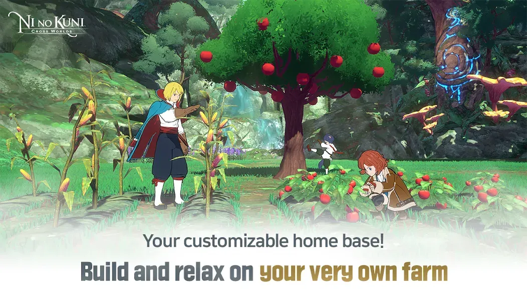 Скачать взломанную Ni no Kuni: Cross Worlds (Ни но Куни)  [МОД Все открыто] — последняя версия apk на Андроид screen 2