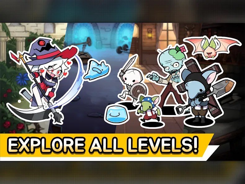 Взломанная Witch and Council : Idle RPG (Витч энд Каунсил)  [МОД Unlocked] — стабильная версия apk на Андроид screen 5