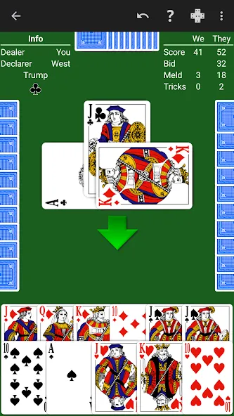 Взломанная Pinochle — Expert AI (Пиночле)  [МОД Все открыто] — последняя версия apk на Андроид screen 1