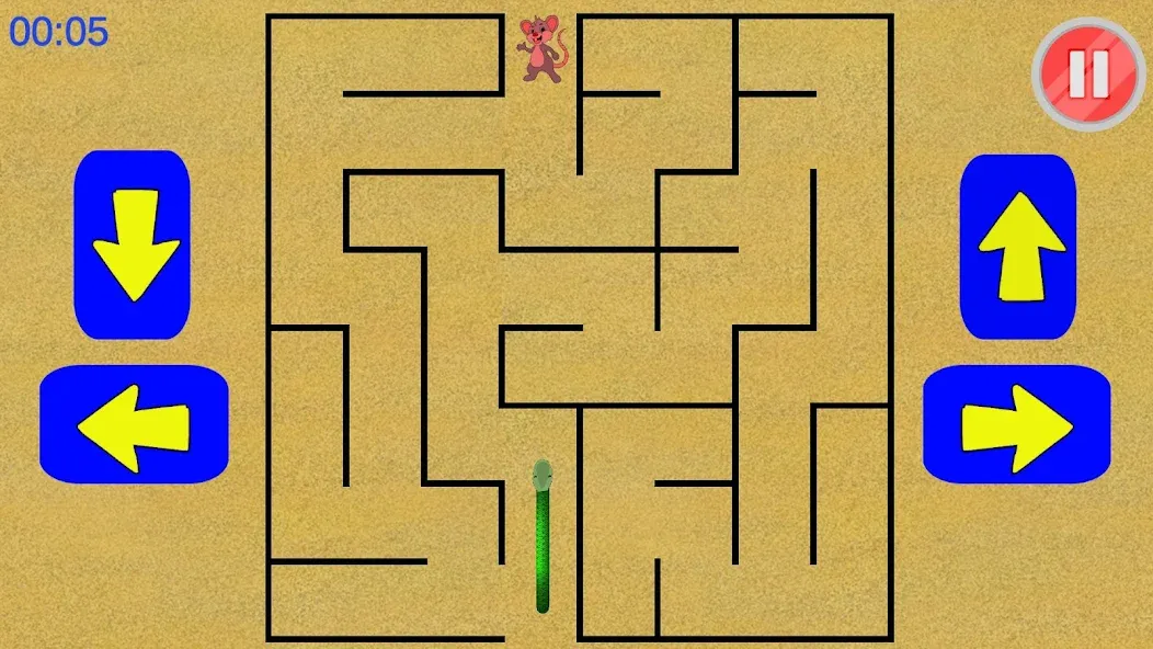 Взлом Snake Maze game (Змеиная лабиринтная игра)  [МОД Menu] — полная версия apk на Андроид screen 3