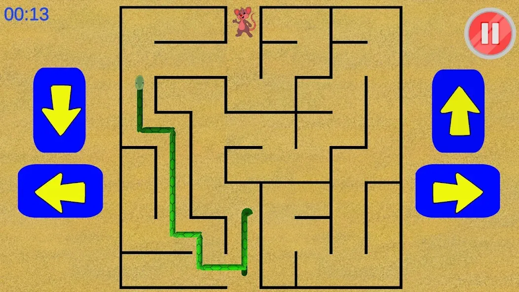 Взлом Snake Maze game (Змеиная лабиринтная игра)  [МОД Menu] — полная версия apk на Андроид screen 4