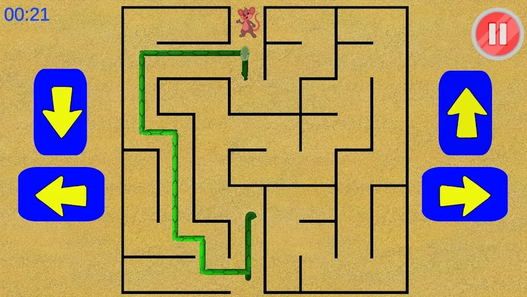 Взлом Snake Maze game (Змеиная лабиринтная игра)  [МОД Menu] — полная версия apk на Андроид screen 5