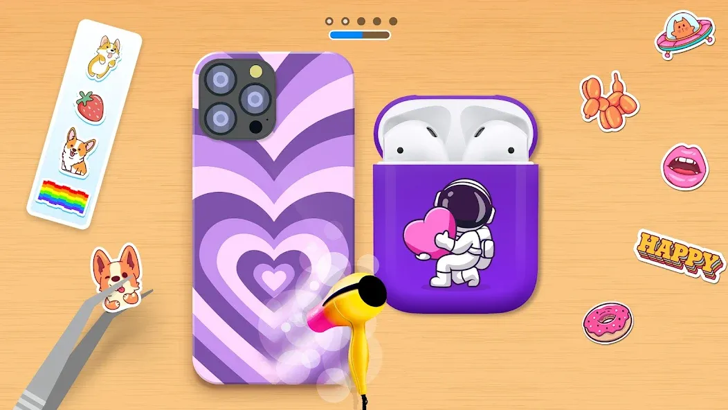 Взлом Phone Case DIY  [МОД Mega Pack] — последняя версия apk на Андроид screen 3