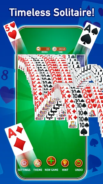 Скачать взлом Solitaire: Classic Card Game (Клондайк Солитер)  [МОД Menu] — полная версия apk на Андроид screen 3