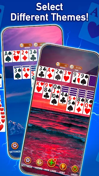 Скачать взлом Solitaire: Classic Card Game (Клондайк Солитер)  [МОД Menu] — полная версия apk на Андроид screen 4