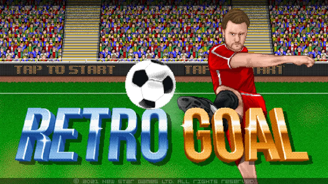 Скачать взлом Retro Goal (Ретро Гол)  [МОД Все открыто] — полная версия apk на Андроид screen 1