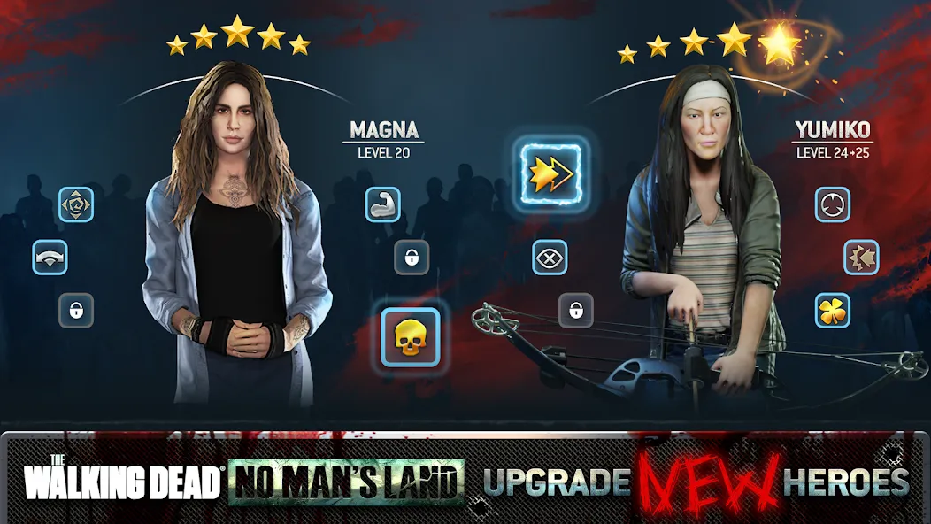 Взломанная The Walking Dead No Man's Land  [МОД Много монет] — полная версия apk на Андроид screen 2