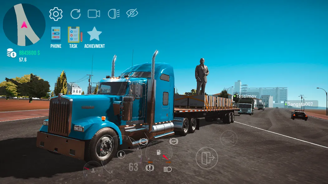 Взломанная Nextgen: Truck Simulator Drive (Некстджен)  [МОД Бесконечные монеты] — полная версия apk на Андроид screen 2