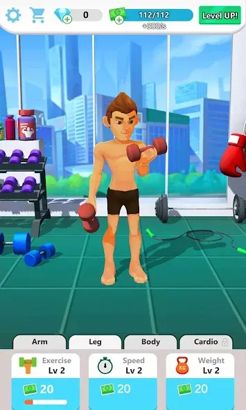 Скачать взломанную Muscle Tycoon 3D: MMA Boxing (Масл Тайкун 3D)  [МОД Бесконечные деньги] — последняя версия apk на Андроид screen 1