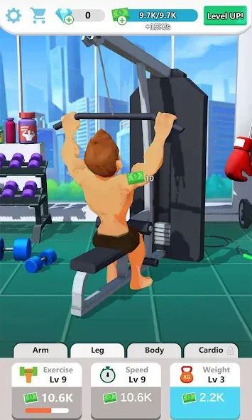 Скачать взломанную Muscle Tycoon 3D: MMA Boxing (Масл Тайкун 3D)  [МОД Бесконечные деньги] — последняя версия apk на Андроид screen 4