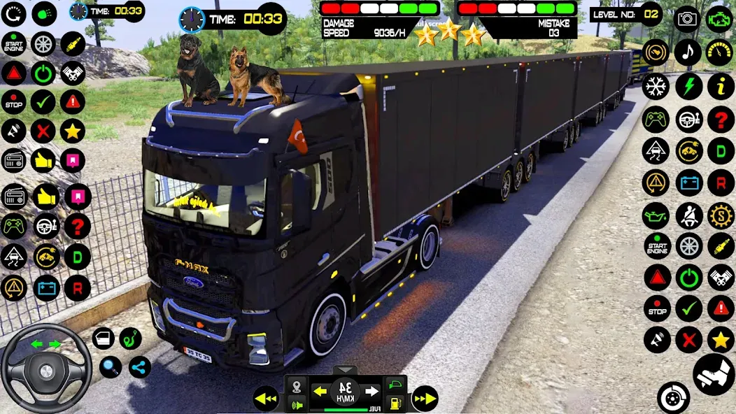 Скачать взломанную Cargo Truck Driving Truck Game (Ойл трек геймс симулятор 3D)  [МОД Mega Pack] — стабильная версия apk на Андроид screen 3