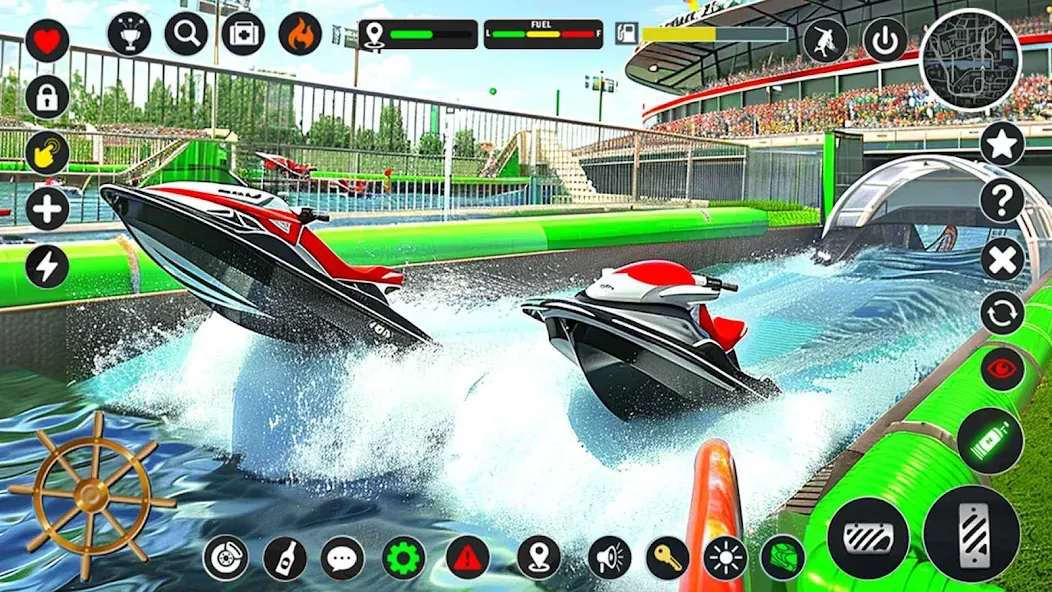 Взлом Jetski Boat Racing: Boat Games (Джетски Гонки на лодках)  [МОД Много монет] — последняя версия apk на Андроид screen 1