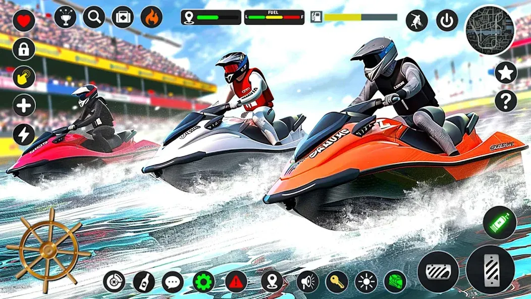 Взлом Jetski Boat Racing: Boat Games (Джетски Гонки на лодках)  [МОД Много монет] — последняя версия apk на Андроид screen 5