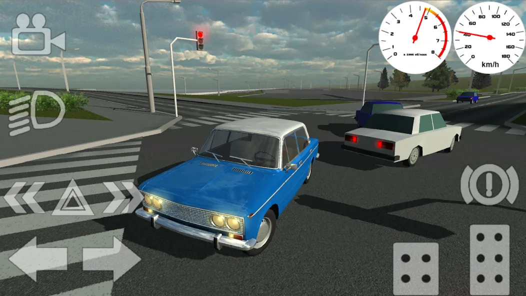 Скачать взломанную Russian Classic Car Simulator (Русский Классический Автосимулятор)  [МОД Unlocked] — полная версия apk на Андроид screen 4