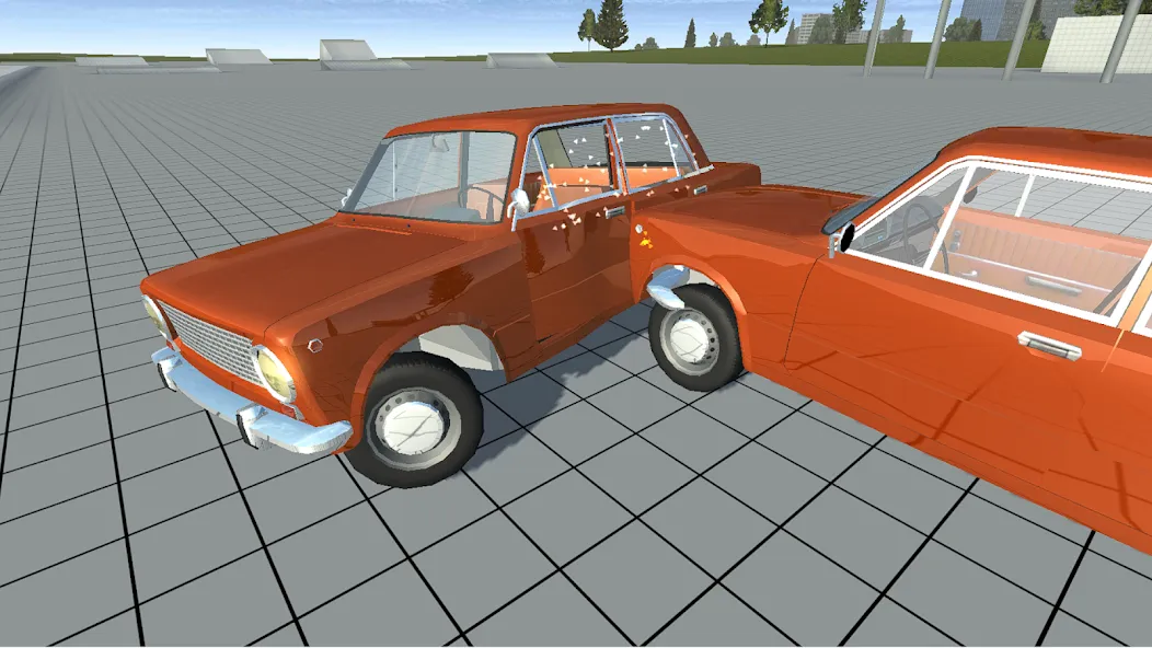 Скачать взломанную Simple Car Crash Physics Sim (Симулятор физики простого автомобильного столкновения)  [МОД Бесконечные деньги] — стабильная версия apk на Андроид screen 3