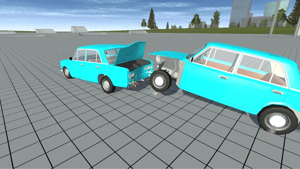 Скачать взломанную Simple Car Crash Physics Sim (Симулятор физики простого автомобильного столкновения)  [МОД Бесконечные деньги] — стабильная версия apk на Андроид screen 4