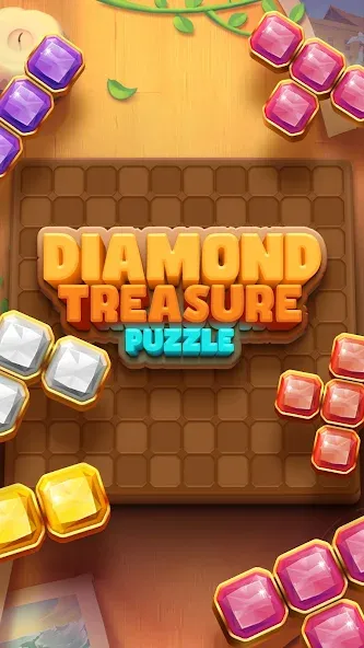 Взлом Diamond Treasure Puzzle (Даймонд Треже Пазл)  [МОД Mega Pack] — полная версия apk на Андроид screen 1