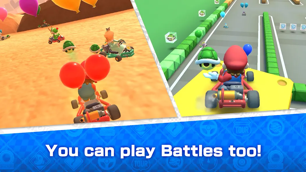 Взломанная Mario Kart Tour (Марио Карт Тур)  [МОД Mega Pack] — последняя версия apk на Андроид screen 1