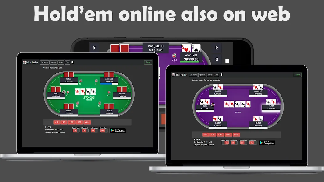 Взлом Poker Pocket Poker Games (Покер Покет)  [МОД Много монет] — полная версия apk на Андроид screen 2