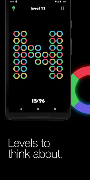 Взломанная Logic circles. Puzzle game.  [МОД Меню] — последняя версия apk на Андроид screen 3