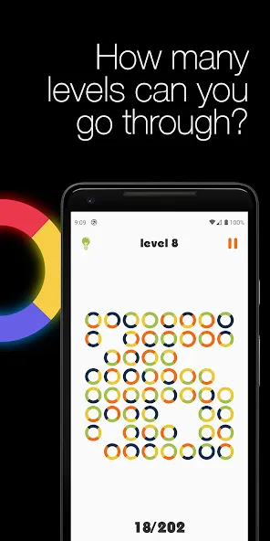 Взломанная Logic circles. Puzzle game.  [МОД Меню] — последняя версия apk на Андроид screen 4