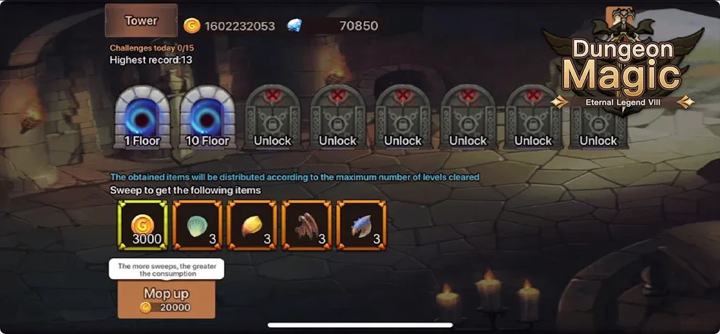 Взломанная Magic Dungeon:Fallen Angel (Мэджик Данжен)  [МОД Menu] — полная версия apk на Андроид screen 4