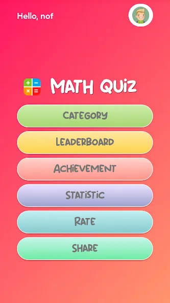 Взлом Math Quiz  [МОД Меню] — последняя версия apk на Андроид screen 1