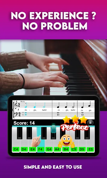 Взломанная Real Piano Teacher  [МОД Бесконечные деньги] — последняя версия apk на Андроид screen 1