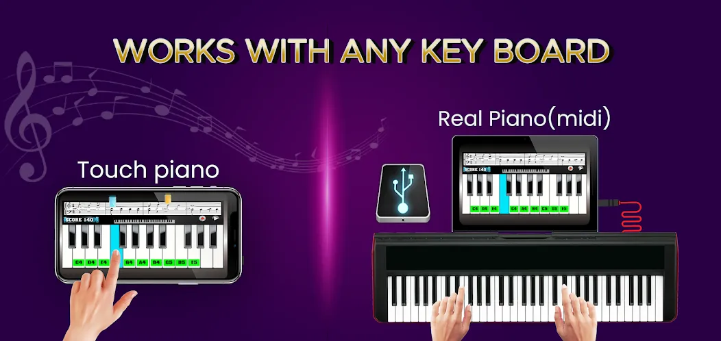 Взломанная Real Piano Teacher  [МОД Бесконечные деньги] — последняя версия apk на Андроид screen 5